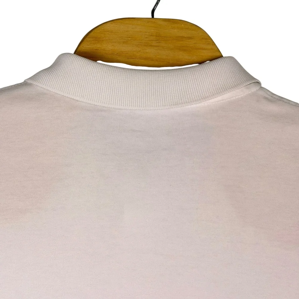 Polo Ralph Lauren Polo Shirt Men Large White Classic Soft Cotton Glf Preppy Pony
